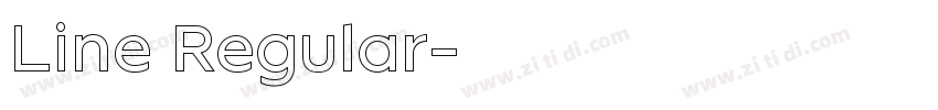 Line Regular字体转换